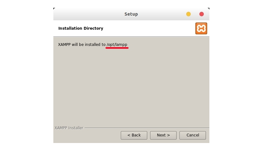 setup Xampp.